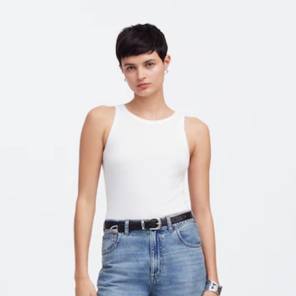 (Re)generative Cotton Essential High-Neck Tank